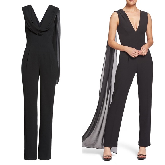 Dress The Population Robbie Drape Jumpsuit - Picture 3 of 3